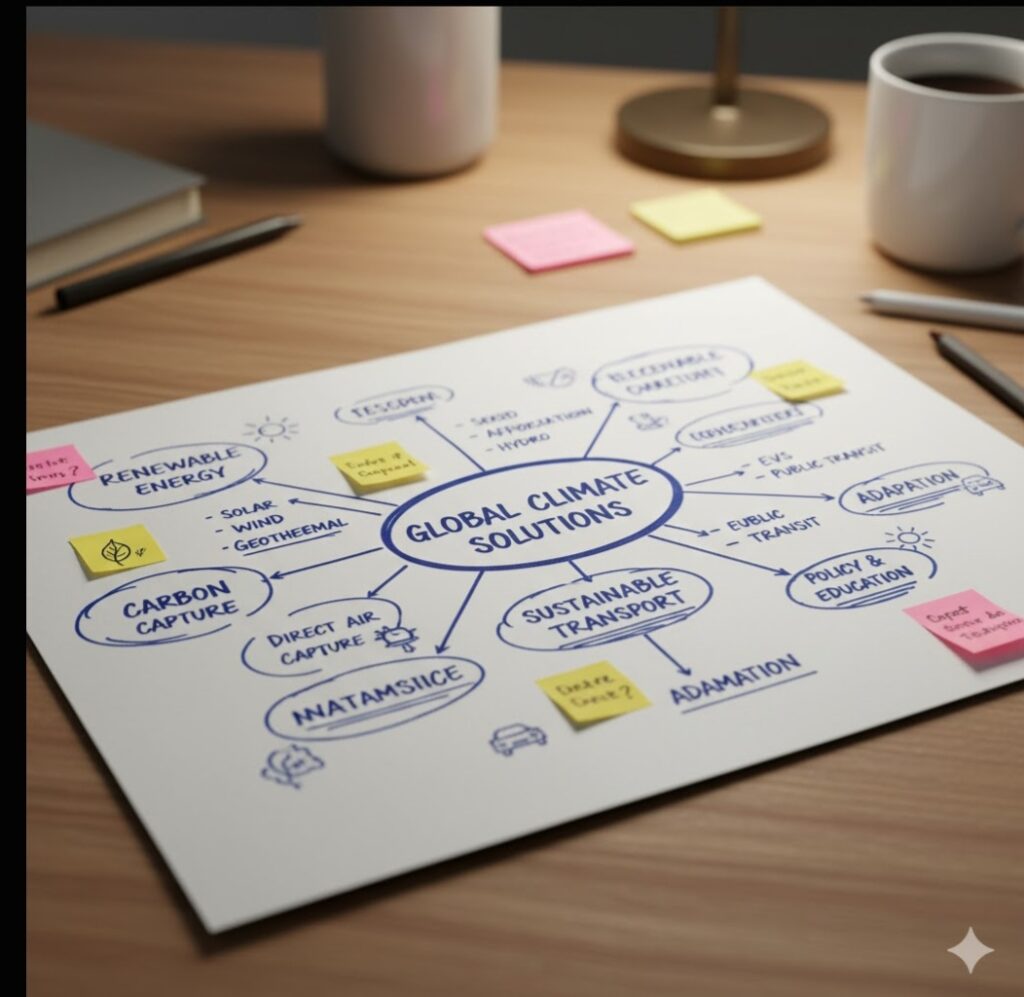 brainstorming mind map organized 