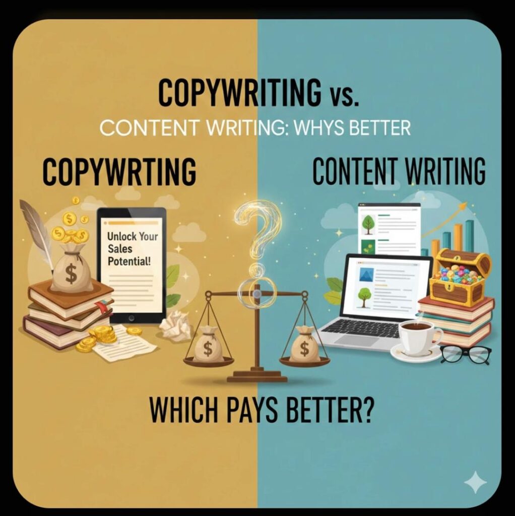 copywrite Vs Content writing