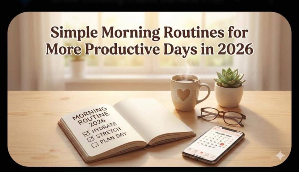 Simple Morning Routines for More Productive Days in 2026 Simple Morning Routine for more productive days in 2026